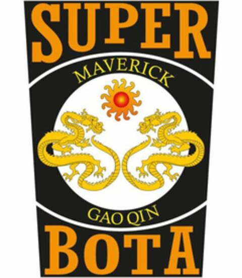 SUPER BOTA MAVERICK GAO QIN Logo (USPTO, 09/21/2012)