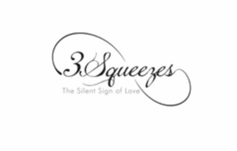 3 SQUEEZES THE SILENT SIGN OF LOVE Logo (USPTO, 23.02.2013)