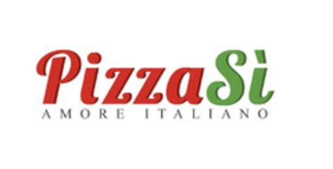 PIZZA SI AMORE ITALIANO Logo (USPTO, 08.07.2013)