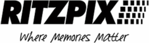 RITZPIX WHERE MEMORIES MATTER Logo (USPTO, 02/04/2014)