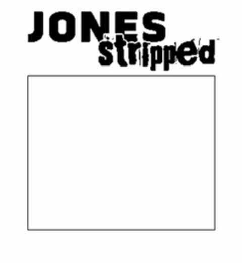 JONES STRIPPED Logo (USPTO, 07/28/2014)