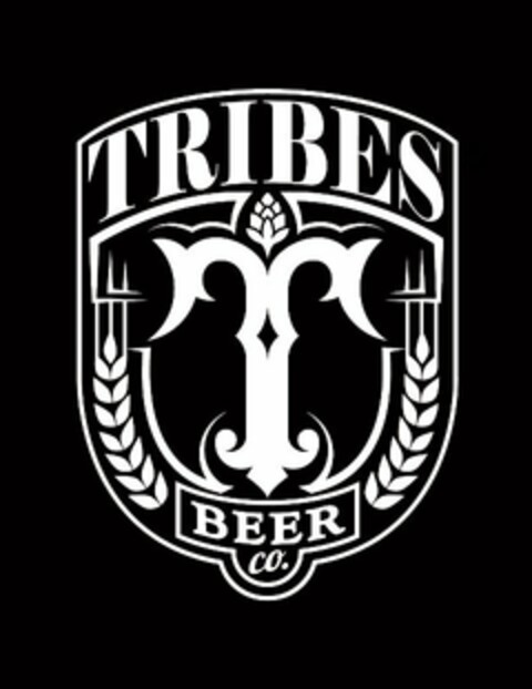 TRIBES T BEER CO. Logo (USPTO, 03/09/2015)