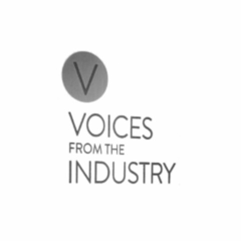 V VOICES FROM THE INDUSTRY Logo (USPTO, 05.05.2015)