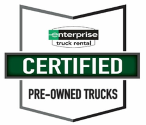 ENTERPRISE TRUCK RENTAL CERTIFIED PRE-OWNED TRUCKS Logo (USPTO, 05/26/2015)