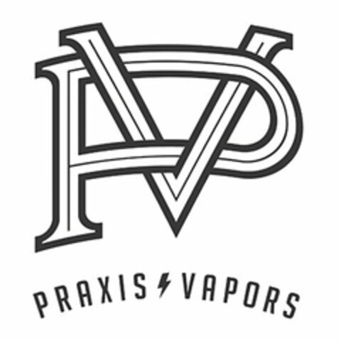 PV PRAXIS VAPORS Logo (USPTO, 09/23/2015)