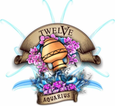 TWELVE XII AQUARIUS Logo (USPTO, 11/16/2015)