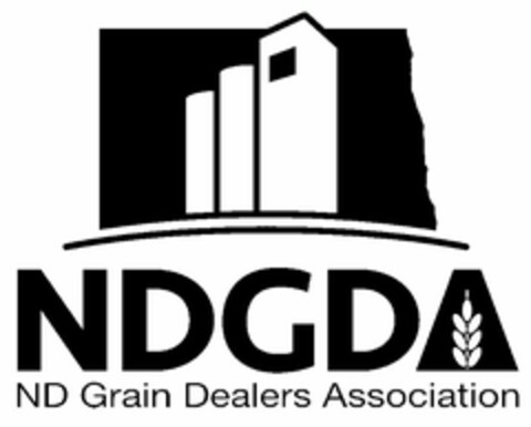 NDGDA ND GRAIN DEALERS ASSOCIATION Logo (USPTO, 04/26/2016)