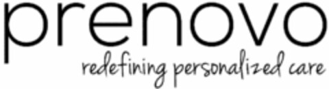 PRENOVO REDEFINING PERSONALIZED CARE Logo (USPTO, 06.05.2016)