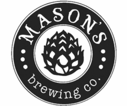 MASON'S BREWING CO. Logo (USPTO, 18.05.2016)