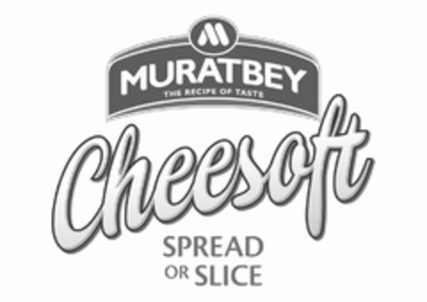 M MURATBEY THE RECIPE OF TASTE CHEESOFT SPREAD OR SLICE Logo (USPTO, 05.01.2017)