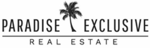 PARADISE EXCLUSIVE REAL ESTATE Logo (USPTO, 05/26/2017)