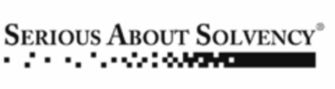 SERIOUS ABOUT SOLVENCY Logo (USPTO, 28.09.2017)