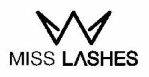 MISS LASHES Logo (USPTO, 24.04.2018)