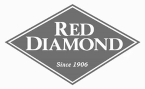 RED DIAMOND SINCE 1906 Logo (USPTO, 04/27/2018)