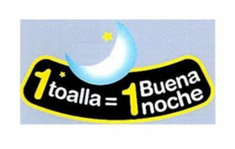 1 TOALLA = 1 BUENA NOCHE Logo (USPTO, 16.04.2019)