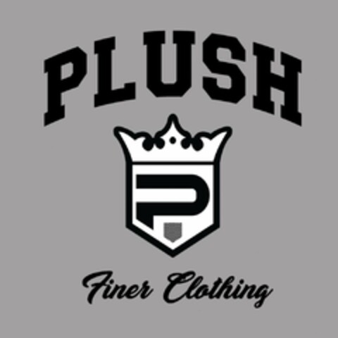 P PLUSH FINER CLOTHING Logo (USPTO, 05/03/2019)