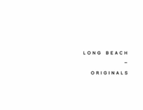 LONG BEACH - ORIGINALS Logo (USPTO, 06.09.2019)