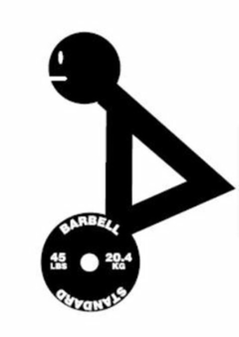 STANDARD BARBELL 45 LBS 20.4 KG Logo (USPTO, 26.09.2019)