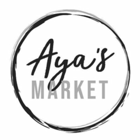 AYA'S MARKET Logo (USPTO, 25.07.2020)