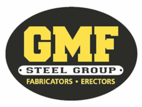 GMF · STEEL GROUP · FABRICATORS · ERECTORS Logo (USPTO, 07/28/2020)