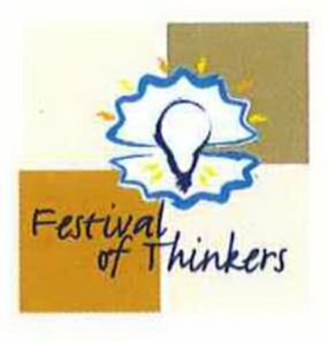 FESTIVAL OF THINKERS Logo (USPTO, 29.12.2008)