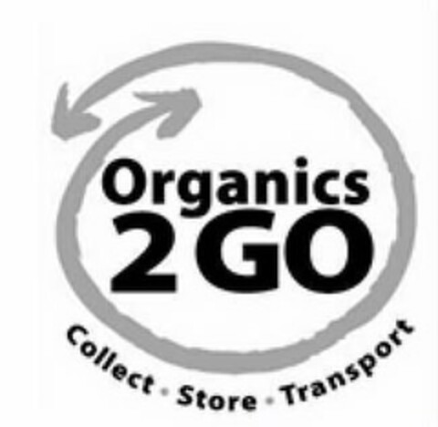 ORGANICS 2 GO COLLECT · STORE · TRANSPORT Logo (USPTO, 12.07.2011)