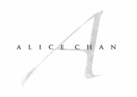 A ALICE CHAN Logo (USPTO, 08/05/2011)