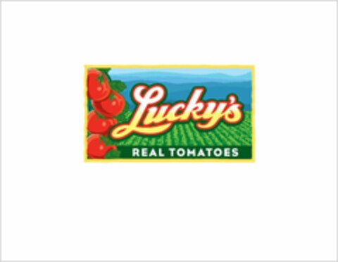 LUCKY'S REAL TOMATOES Logo (USPTO, 02.04.2012)