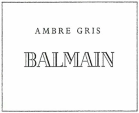 AMBRE GRIS BALMAIN Logo (USPTO, 15.04.2013)