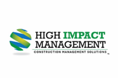 HIGH IMPACT MANAGEMENT CONSTRUCTION MANAGEMENT SOLUTIONS Logo (USPTO, 19.07.2013)