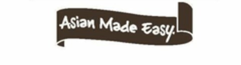 ASIAN MADE EASY. Logo (USPTO, 02/14/2014)