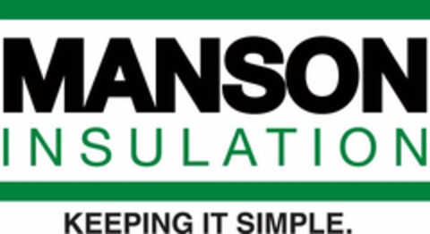 MANSON INSULATION KEEPING IT SIMPLE. Logo (USPTO, 04/30/2014)