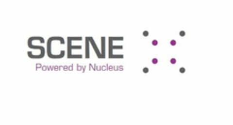 SCENE POWERED BY NUCLEUS Logo (USPTO, 07/24/2014)