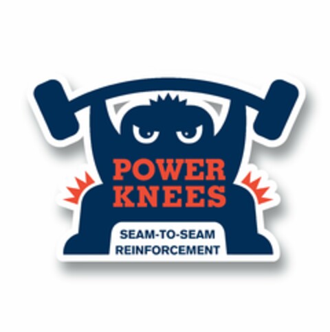 POWER KNEES SEAM-TO-SEAM REINFORCEMENT Logo (USPTO, 20.10.2014)