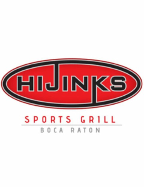 HIJINKS SPORTS GRILL BOCA RATON Logo (USPTO, 28.01.2015)