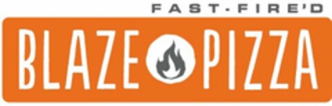 BLAZE FAST-FIRE'D PIZZA Logo (USPTO, 17.12.2015)