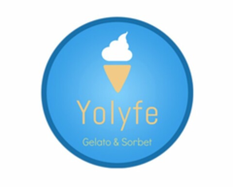 YOLYFE GELATO &AMP; SORBET Logo (USPTO, 01/07/2016)