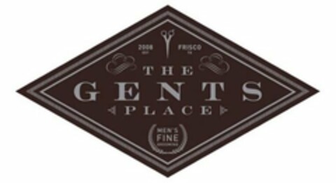 2008 EST FRISCO TX THE GENTS PLACE MEN'S FINE GROOMING Logo (USPTO, 03/02/2016)