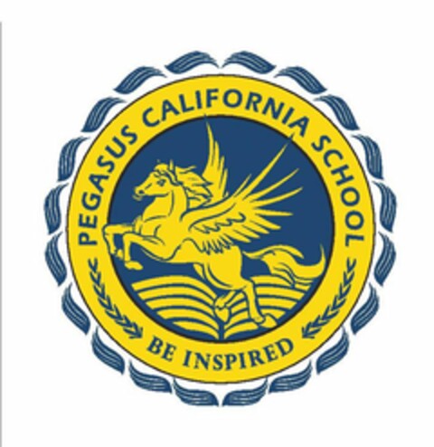 PEGASUS CALIFORNIA SCHOOL BE INSPIRED Logo (USPTO, 10.03.2016)