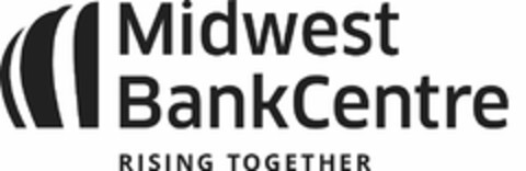 MIDWEST BANKCENTRE RISING TOGETHER Logo (USPTO, 05/16/2016)