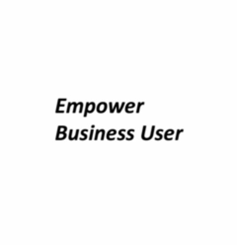 EMPOWER BUSINESS USER Logo (USPTO, 26.05.2016)