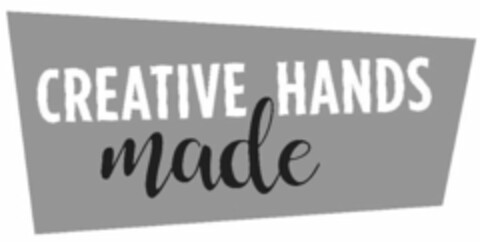 CREATIVE HANDS MADE Logo (USPTO, 07/17/2017)