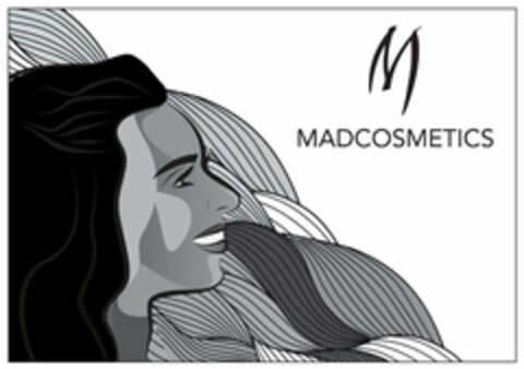 M MADCOSMETICS Logo (USPTO, 02/28/2018)