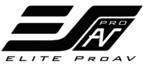 ES PRO AV ELITE PROAV Logo (USPTO, 20.03.2018)
