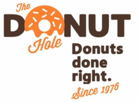 THE DONUT HOLE DONUTS DONE RIGHT SINCE 1976 Logo (USPTO, 14.06.2018)