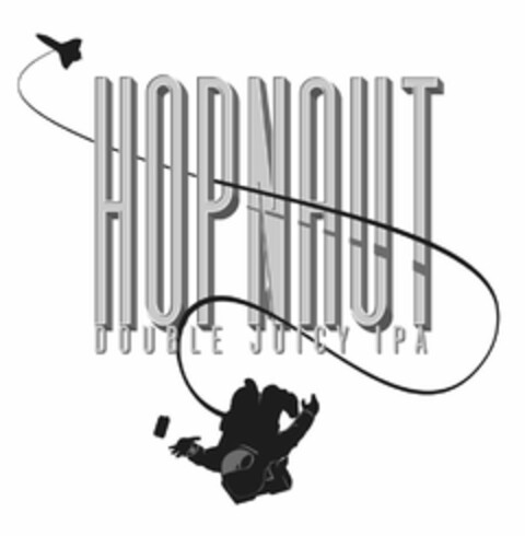 HOPNAUT DOUBLE JUICY IPA Logo (USPTO, 18.02.2019)