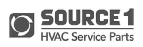 SOURCE 1 HVAC SERVICE PARTS Logo (USPTO, 04/09/2019)