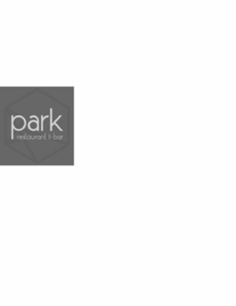 PARK RESTAURANT & BAR Logo (USPTO, 05/07/2019)