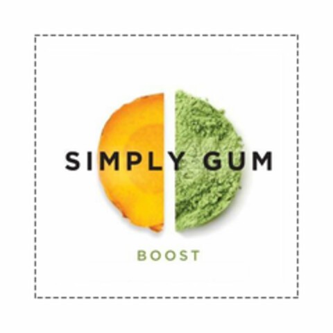 SIMPLY GUM BOOST Logo (USPTO, 05/27/2019)