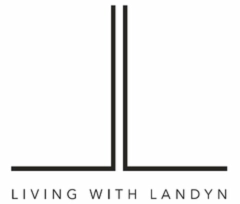 LIVING WITH LANDYN Logo (USPTO, 08/22/2019)